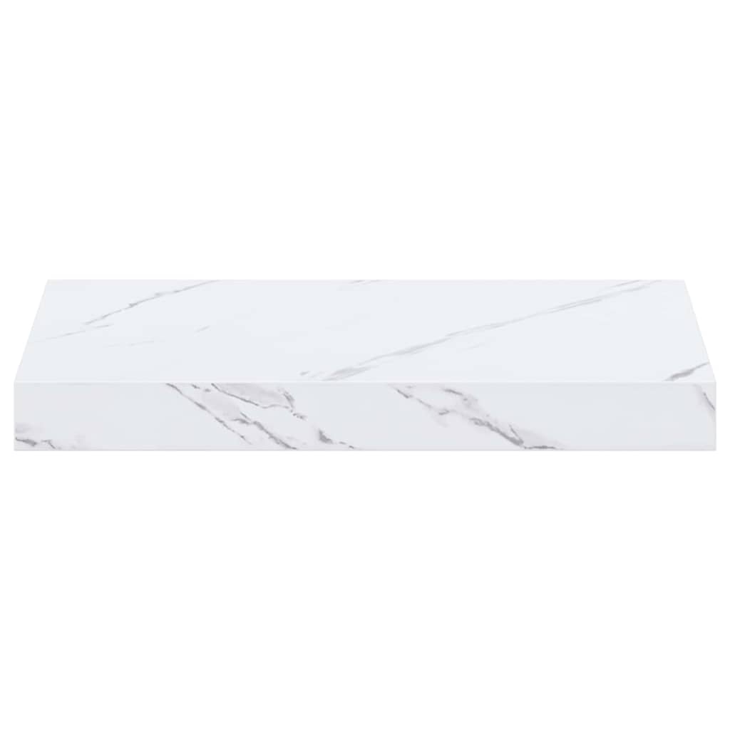 vidaXL Ράφι Τοίχου Επιτοίχιο 4 pcs Λευκό Μάρμαρο 40 x 23,5 x 4 εκ