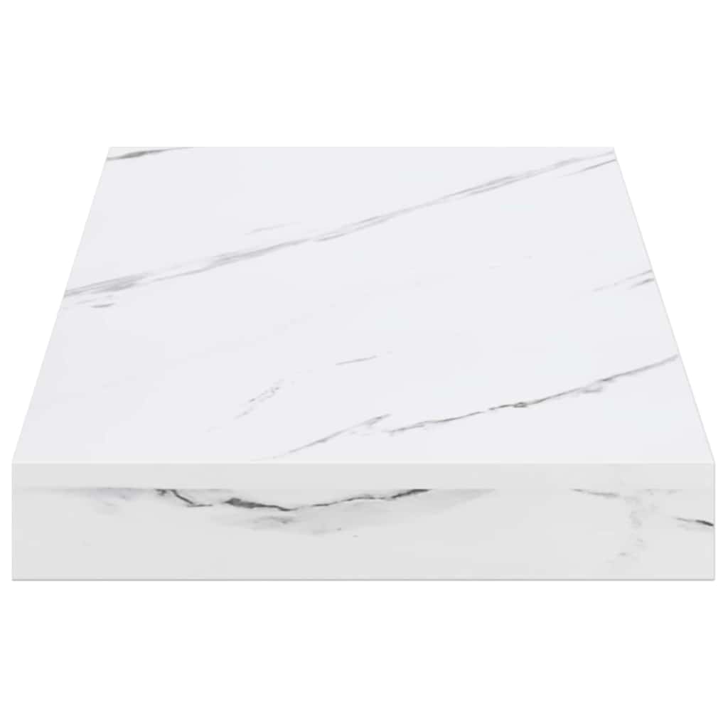 vidaXL Ράφι Τοίχου Επιτοίχιο Λευκό Μάρμαρο 50 x 23,5 x 3,8 εκ