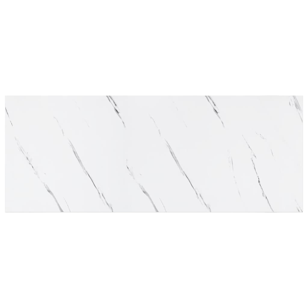 vidaXL Ράφι Τοίχου Λευκό Μάρμαρο 50 x 23 x 4 εκ. Επεξεργασμένο ξύλο