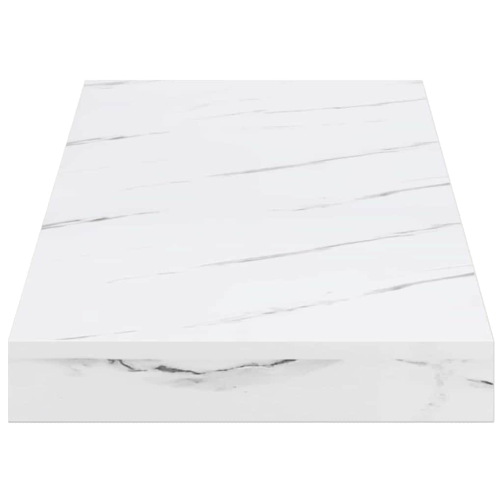 vidaXL Ράφι Τοίχου Επιτοίχιο 4 pcs Λευκό Μάρμαρο 50 x 23 x 4 εκ.