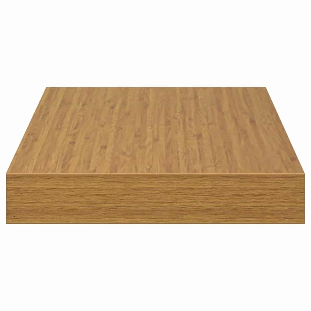 vidaXL Ράφι Τοίχου 2 τμχ. Μπεζ 40 x 23,5 x 3,8 εκ. Επεξεργασμένο Ξύλο