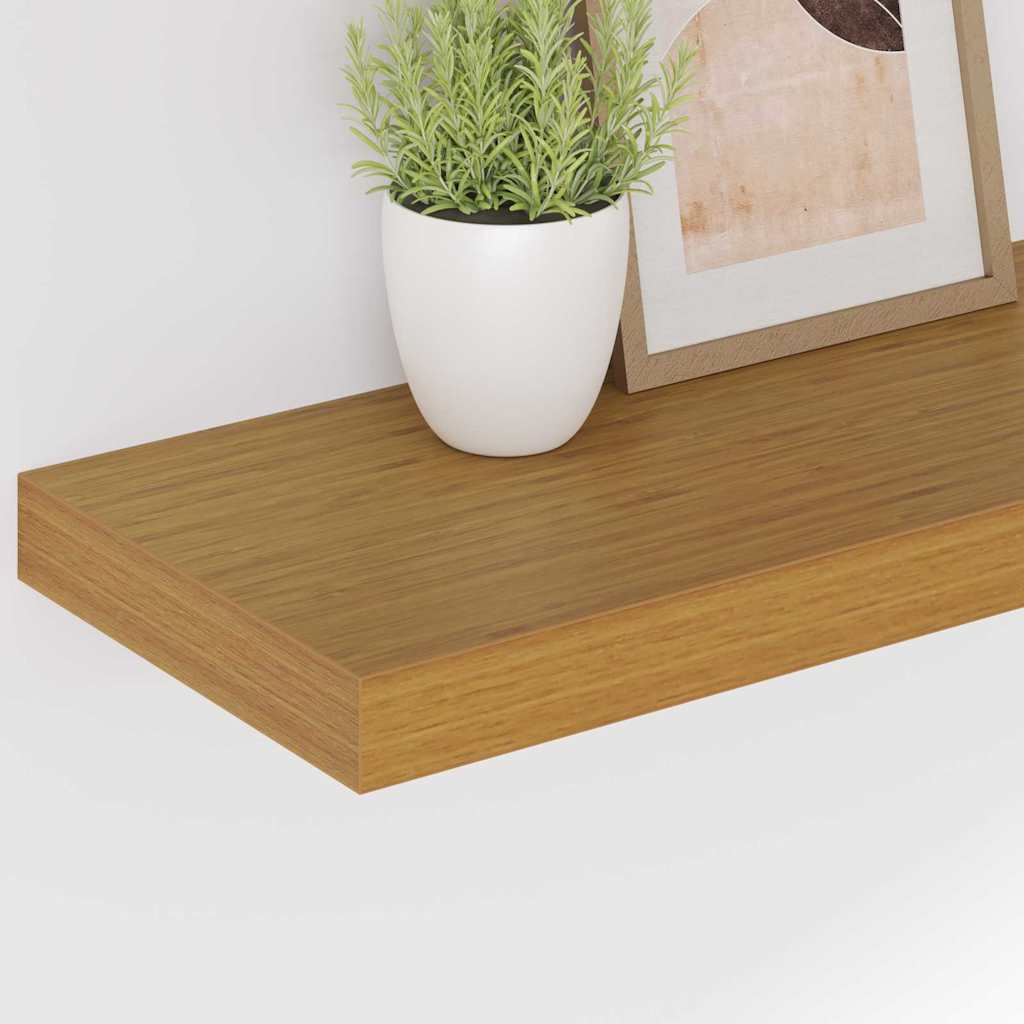 vidaXL Ράφι Τοίχου Επιτοίχιο Μπεζ 50 x 23 x 4 εκ. Επεξεργασμένο ξύλο