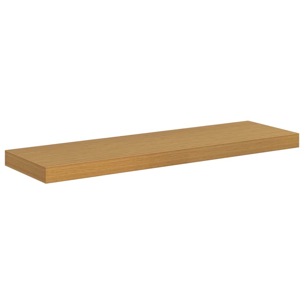 vidaXL Ράφι Τοίχου 2 pcs Μπεζ 90 x 23,5 x 4 εκ Επεξεργασμένο ξύλο