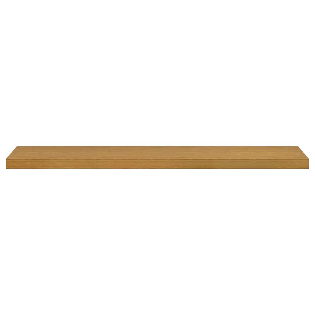 vidaXL Ράφι Τοίχου 2 pcs Μπεζ 120 x 23,5 x 4 εκ Επεξεργασμένο ξύλο