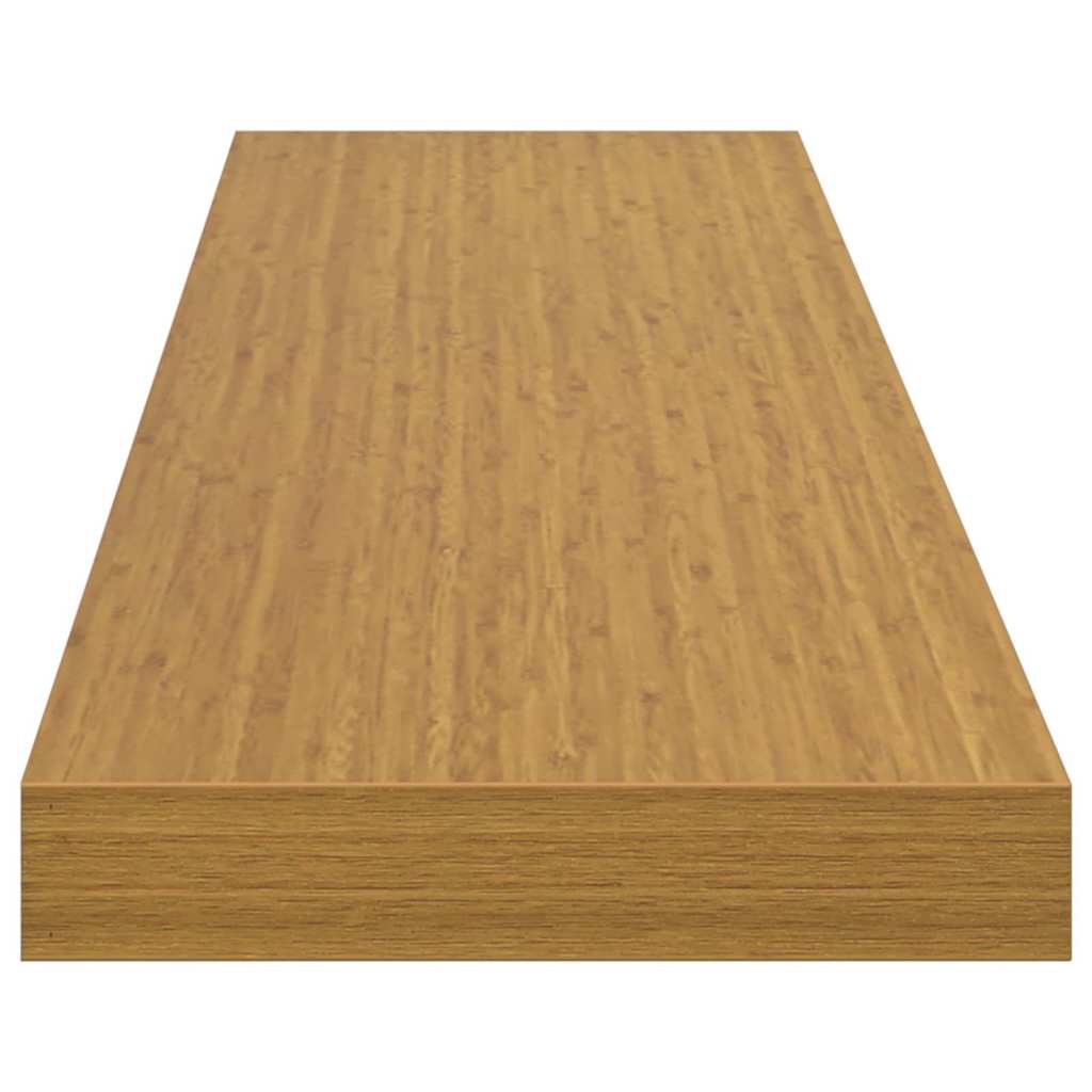 vidaXL Ράφι Τοίχου 2 pcs Μπεζ 120 x 23,5 x 4 εκ Επεξεργασμένο ξύλο