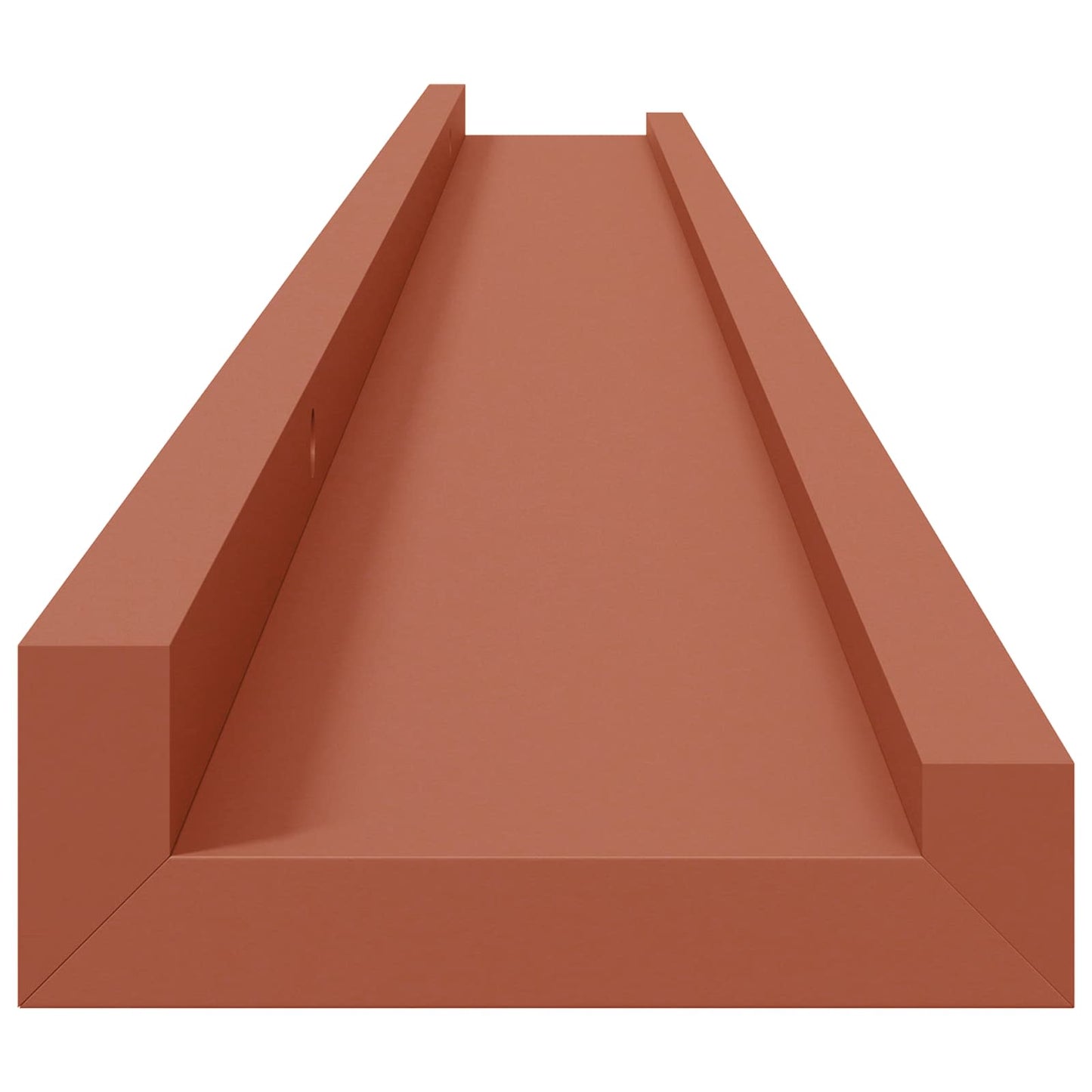 vidaXL Ράφι Τοίχου Επιτοίχιο 2 τμχ. Κόκκινο 100 x 9 x 3 cm