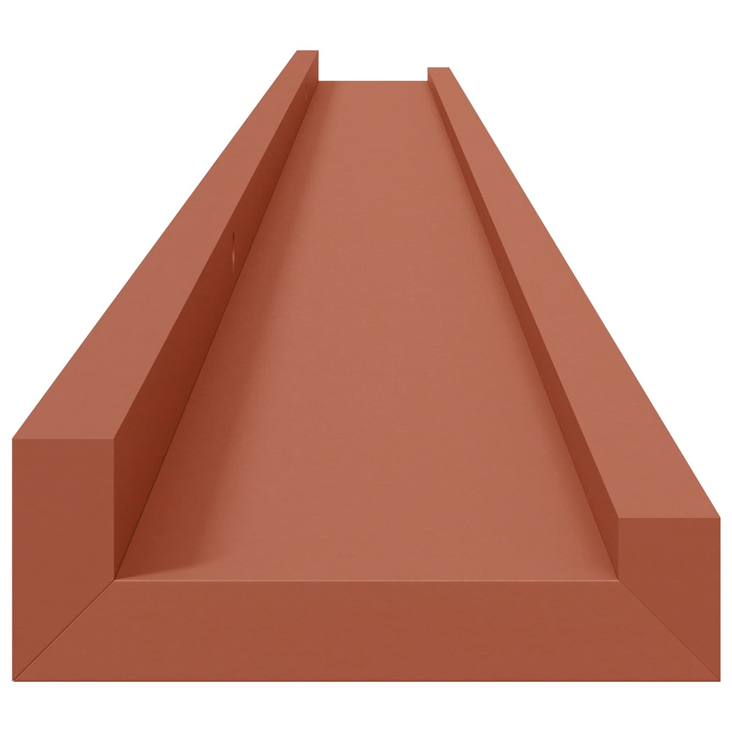 vidaXL Ράφι Τοίχου Επιτοίχιο 2 τμχ. Κόκκινο 115 x 9 x 3 cm