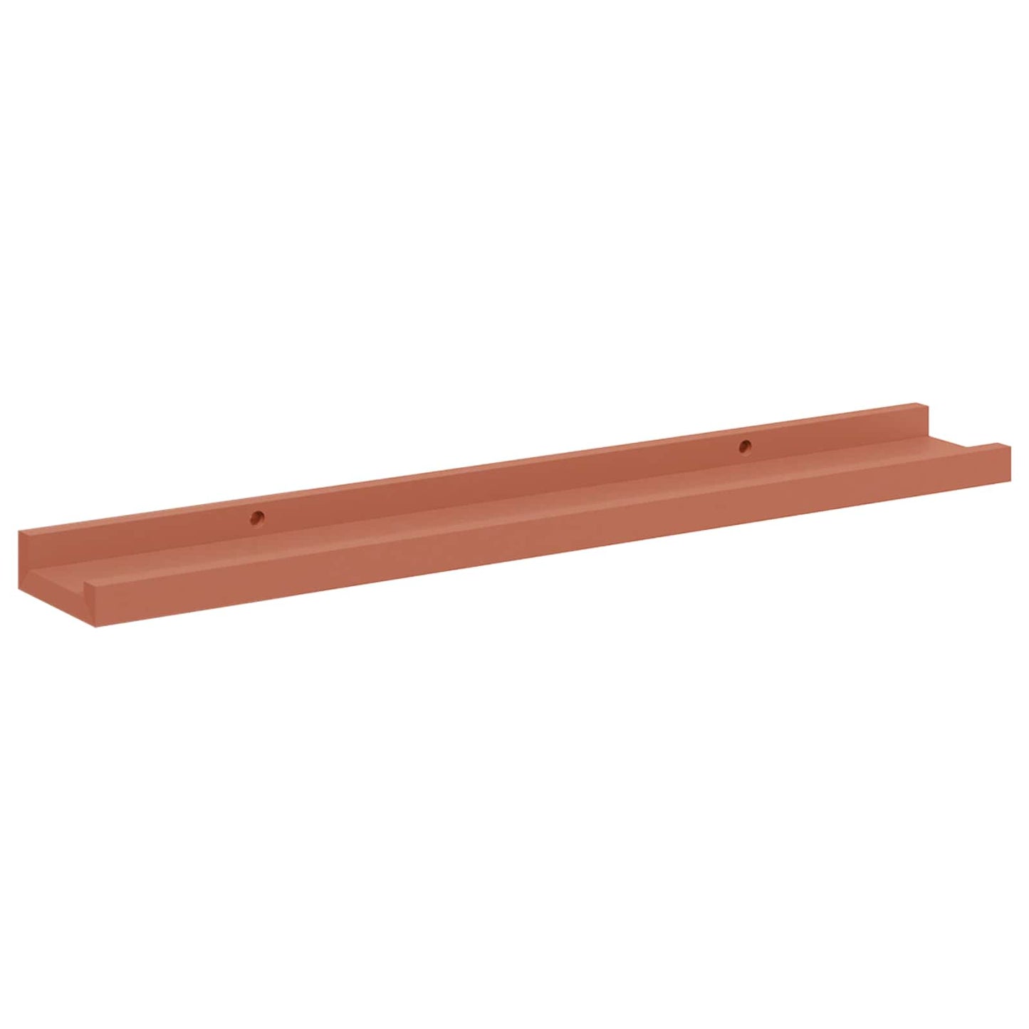 vidaXL Ράφι Τοίχου Επιτοίχιο 4 τμχ. Κόκκινο 60 x 9 x 3 cm