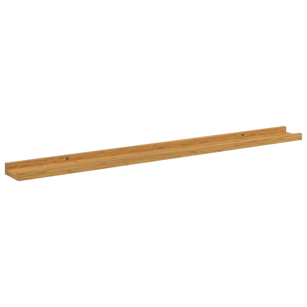 vidaXL Ράφι Τοίχου 2 pcs Μπεζ 100 x 9 x 3 cm Επεξεργασμένο ξύλο