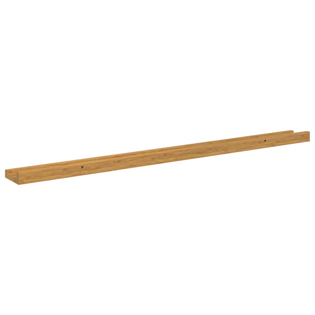 vidaXL Ράφι Τοίχου 2 pcs Μπεζ 100 x 9 x 3 cm Επεξεργασμένο ξύλο