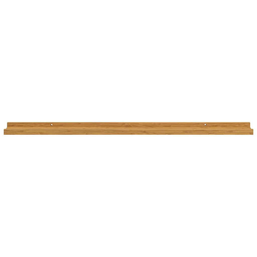vidaXL Ράφι Τοίχου 2 pcs Μπεζ 100 x 9 x 3 cm Επεξεργασμένο ξύλο