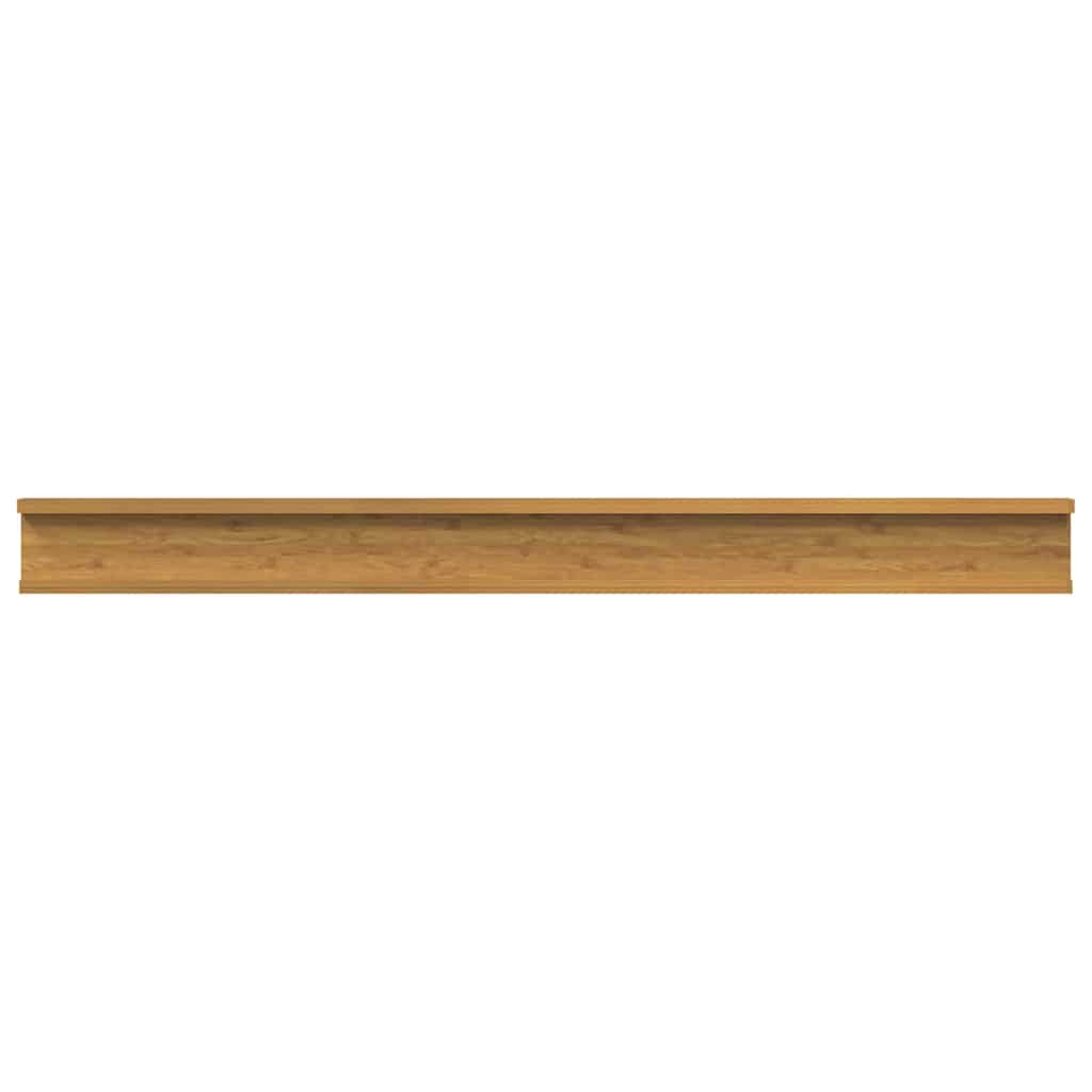vidaXL Ράφι Τοίχου 2 pcs Μπεζ 100 x 9 x 3 cm Επεξεργασμένο ξύλο
