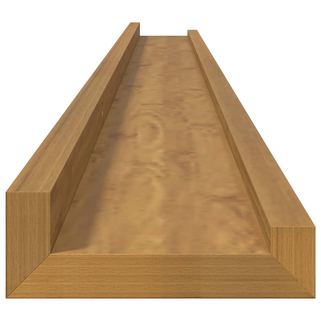 vidaXL Ράφι Τοίχου Επιτοίχιο 4 τμχ. Μπεζ 115 x 9 x 3 cm