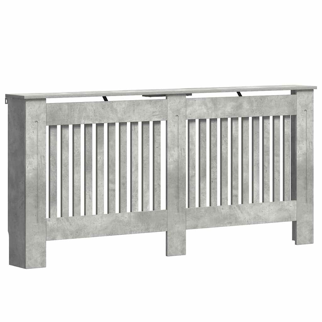 vidaXL Καπάκι Καλοριφέρ Σκυρόδεμα Γκρι 172 x 19 x 81,5 cm