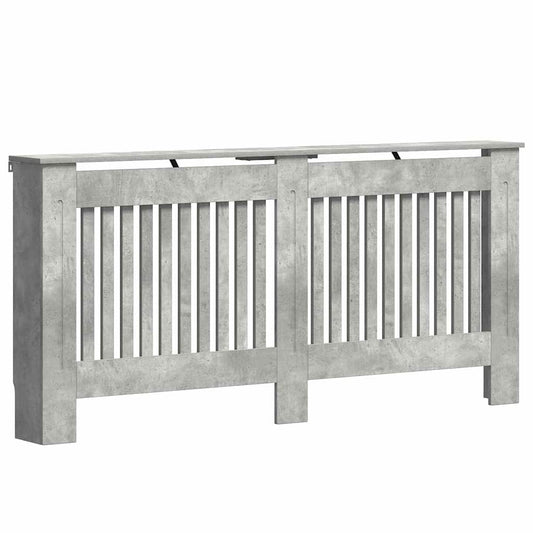 vidaXL Καπάκι Καλοριφέρ Σκυρόδεμα Γκρι 172 x 19 x 81,5 cm