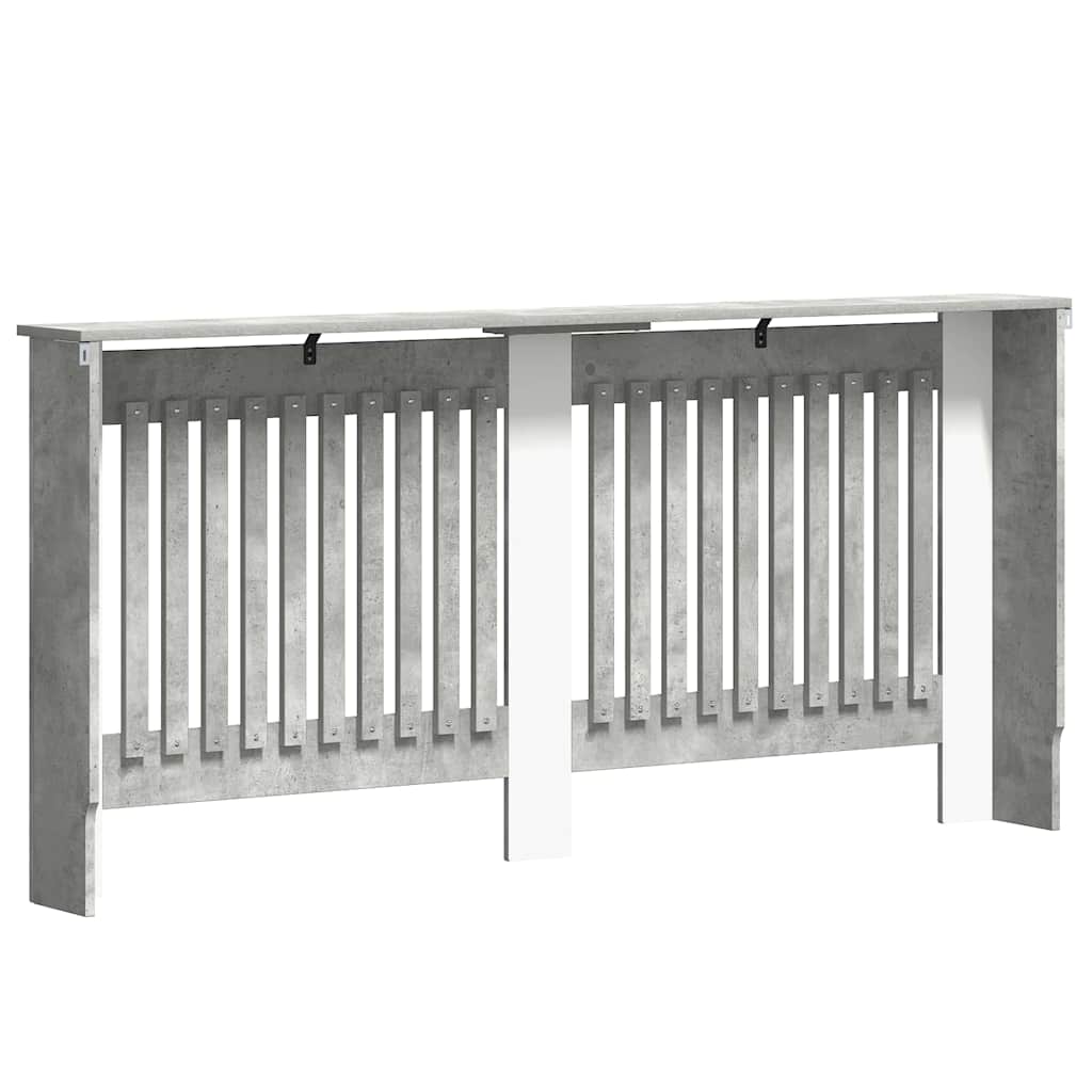 vidaXL Καπάκι Καλοριφέρ Σκυρόδεμα Γκρι 172 x 19 x 81,5 cm