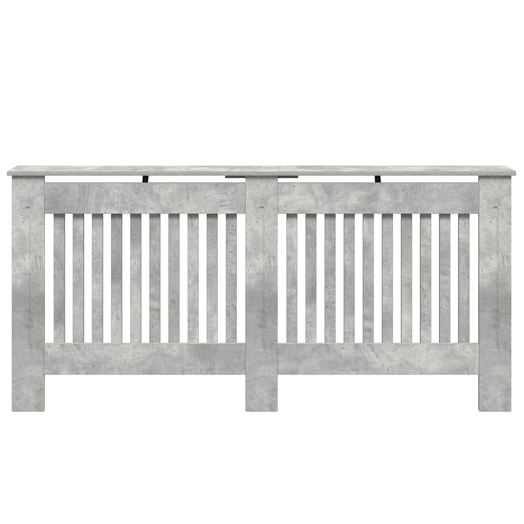 vidaXL Καπάκι Καλοριφέρ Σκυρόδεμα Γκρι 172 x 19 x 81,5 cm