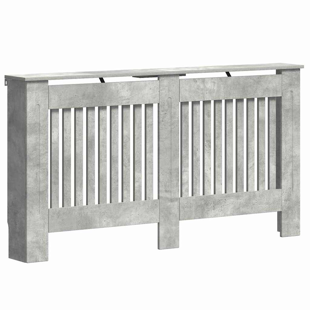 vidaXL Καπάκι Καλοριφέρ Σκυρόδεμα Γκρι 152 x 19 x 81,5 cm