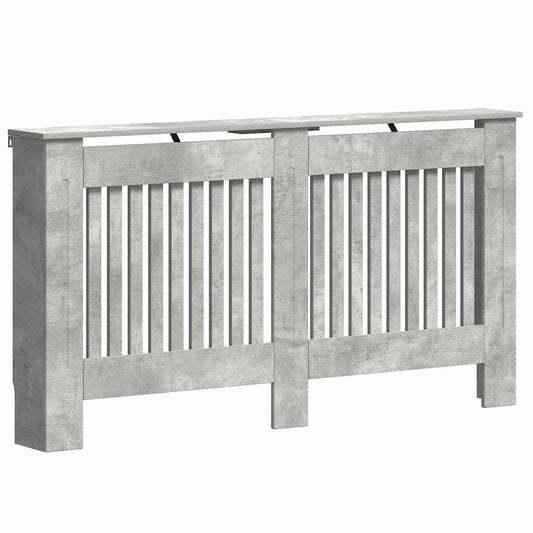 vidaXL Καπάκι Καλοριφέρ Σκυρόδεμα Γκρι 152 x 19 x 81,5 cm