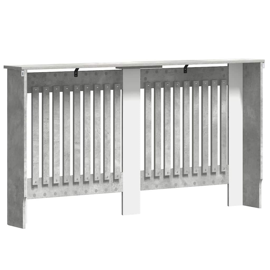 vidaXL Καπάκι Καλοριφέρ Σκυρόδεμα Γκρι 152 x 19 x 81,5 cm
