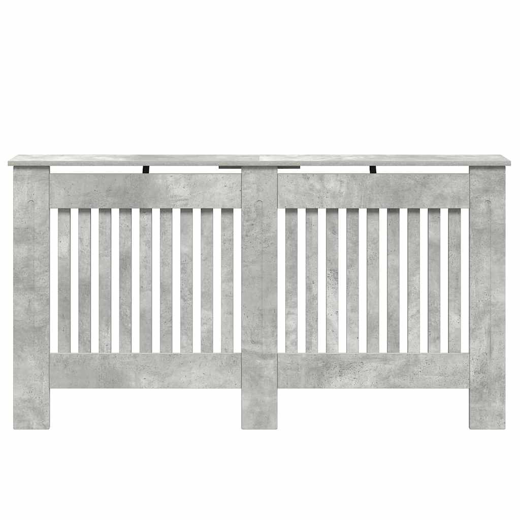 vidaXL Καπάκι Καλοριφέρ Σκυρόδεμα Γκρι 152 x 19 x 81,5 cm
