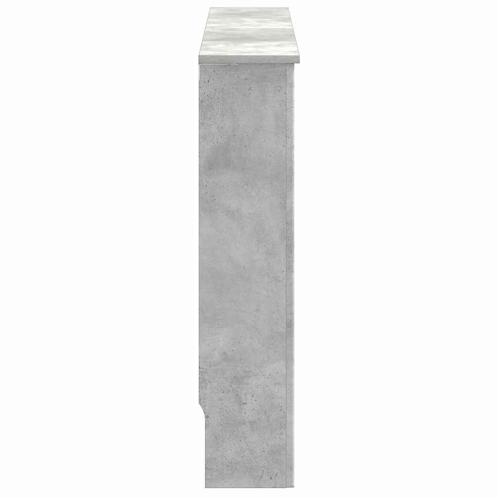 vidaXL Καπάκι Καλοριφέρ Σκυρόδεμα Γκρι 152 x 19 x 81,5 cm