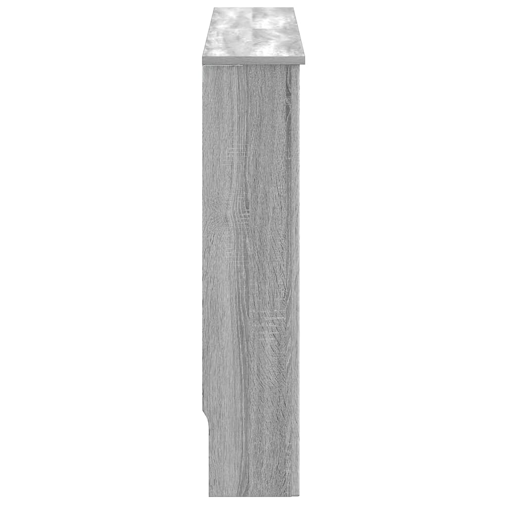 vidaXL Καπάκι Καλοριφέρ Γκρίζο Σονομα 152 x 19 x 81,5 cm
