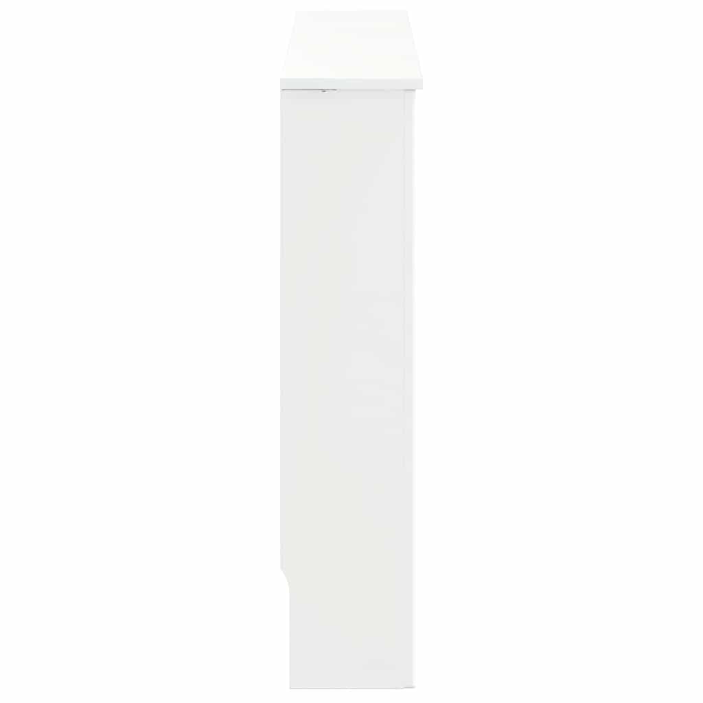 vidaXL Καπάκι Καλοριφέρ Υψηλής γυαλάδας λευκό 152 x 19 x 81,5 cm