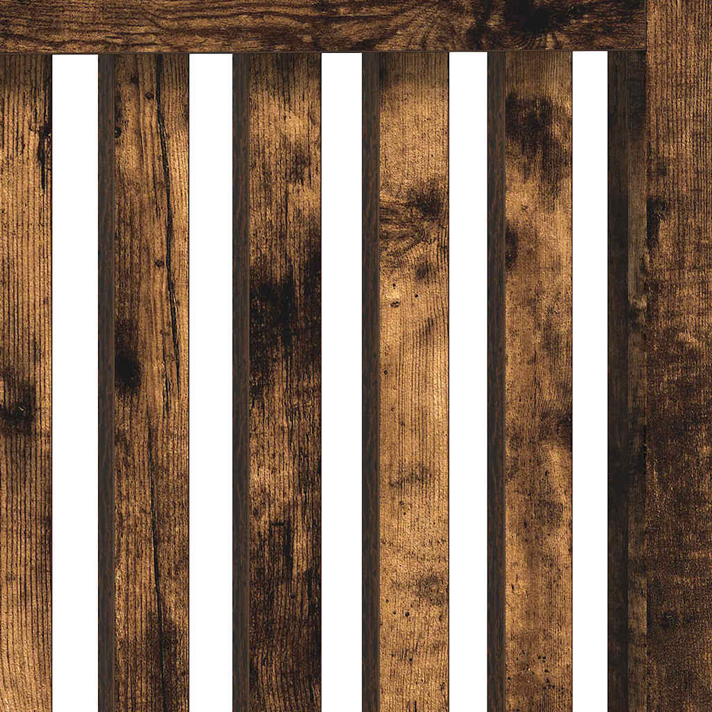 vidaXL Καπάκι Καλοριφέρ Καπνιστό Δρύς 152 x 19 x 81,5 cm