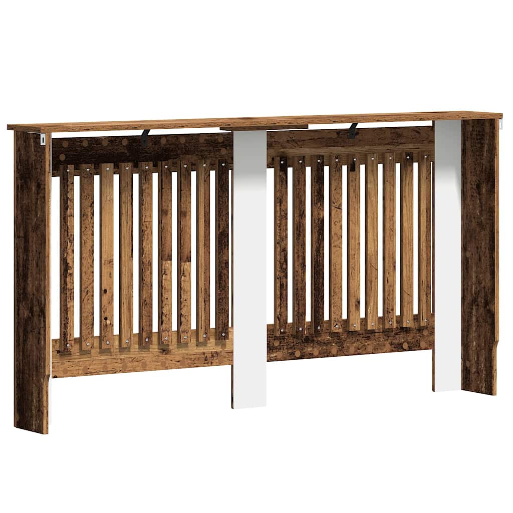 vidaXL Καπάκι Καλοριφέρ Παλιό Ξύλο 152 x 19 x 81,5 cm