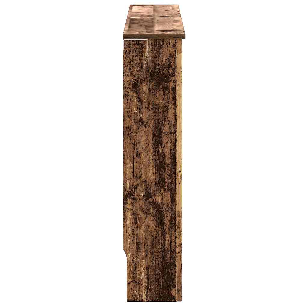 vidaXL Καπάκι Καλοριφέρ Παλιό Ξύλο 152 x 19 x 81,5 cm