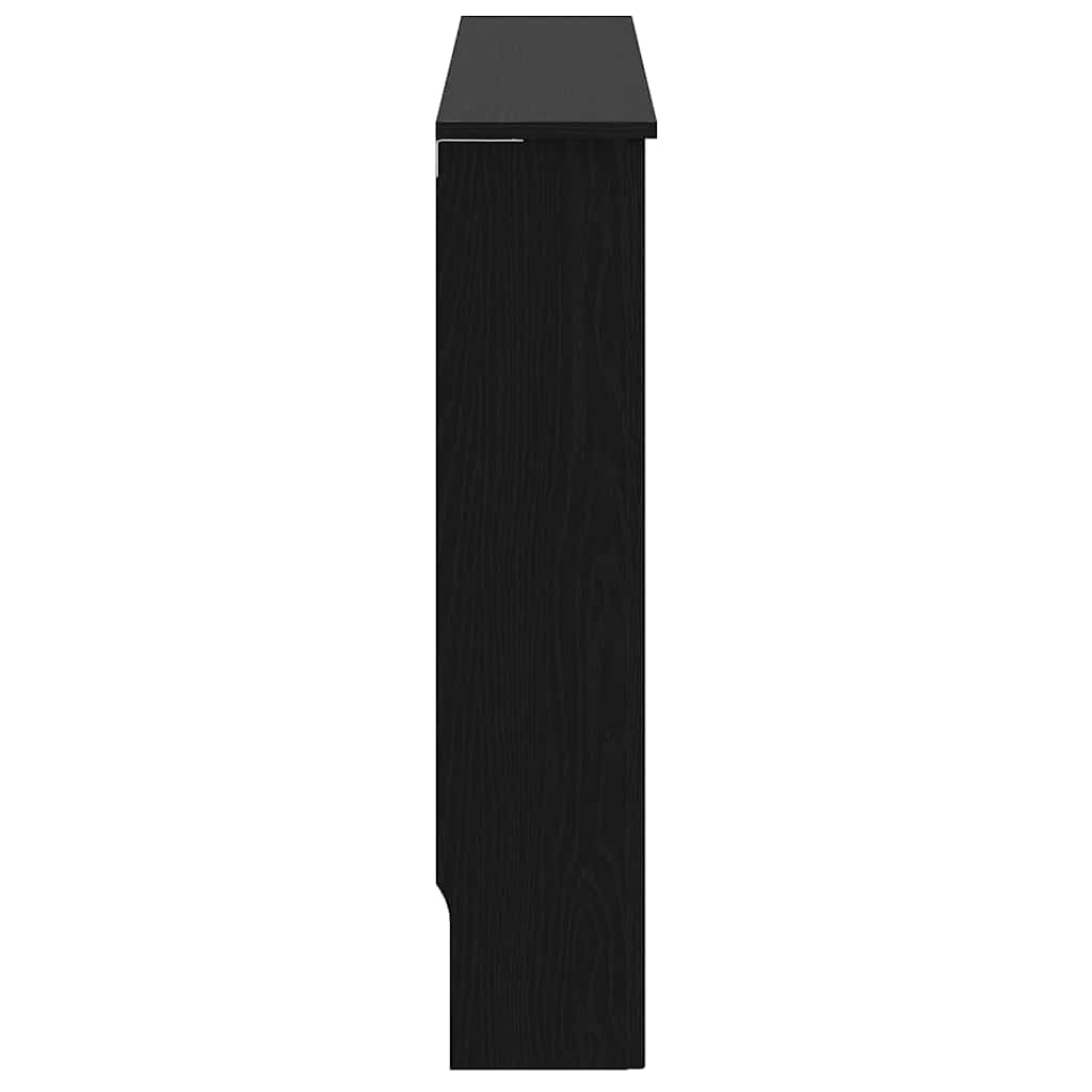 vidaXL Καπάκι Καλοριφέρ Μαύρη Οξυά 152 x 19 x 81,5 cm