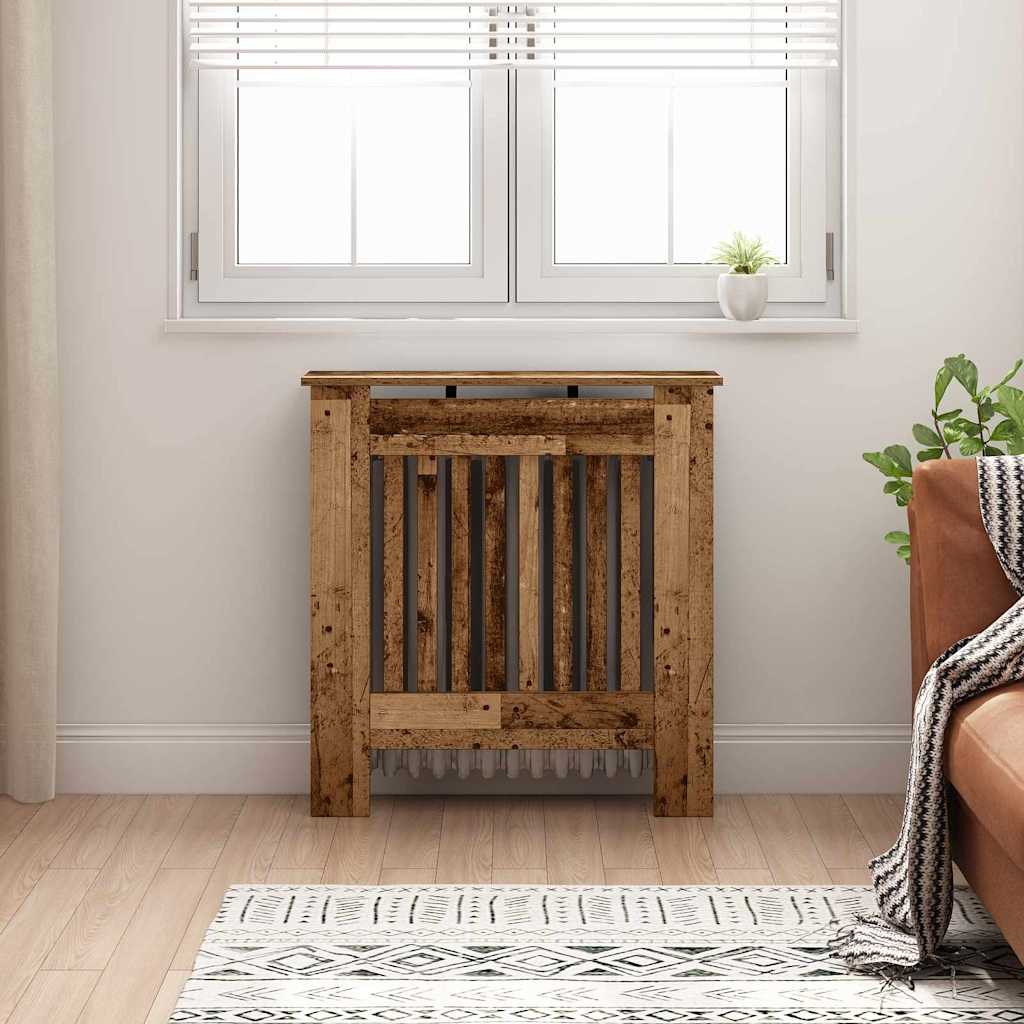 vidaXL Καπάκι Καλοριφέρ Παλιό Ξύλο 78 x 19 x 81,5 cm