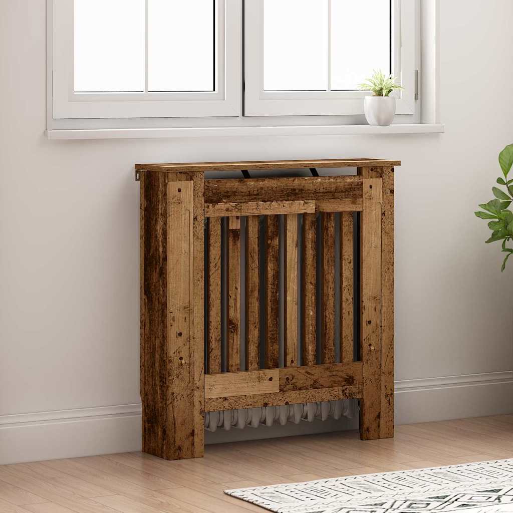 vidaXL Καπάκι Καλοριφέρ Παλιό Ξύλο 78 x 19 x 81,5 cm