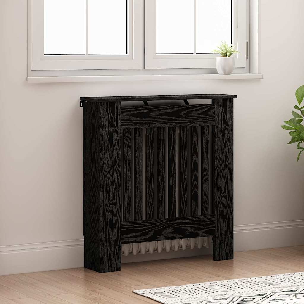 vidaXL Καπάκι Καλοριφέρ Μαύρη Οξυά 78 x 19 x 81,5 cm