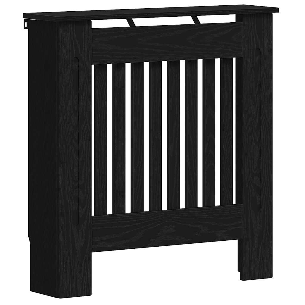 vidaXL Καπάκι Καλοριφέρ Μαύρη Οξυά 78 x 19 x 81,5 cm