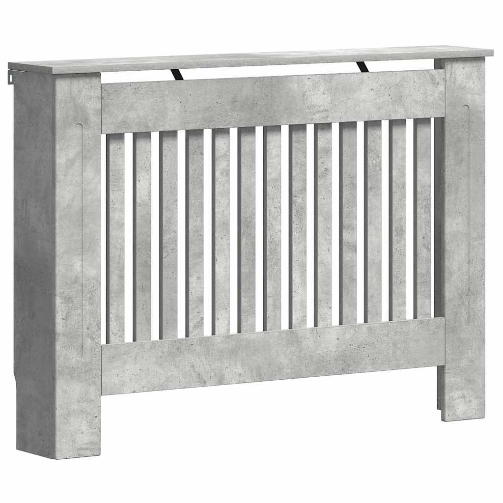 vidaXL Καπάκι Καλοριφέρ Σκυρόδεμα Γκρι 112 x 19 x 81,5 cm