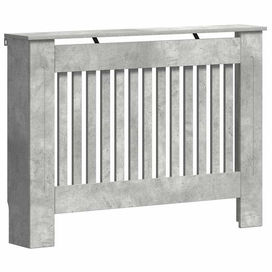 vidaXL Καπάκι Καλοριφέρ Σκυρόδεμα Γκρι 112 x 19 x 81,5 cm