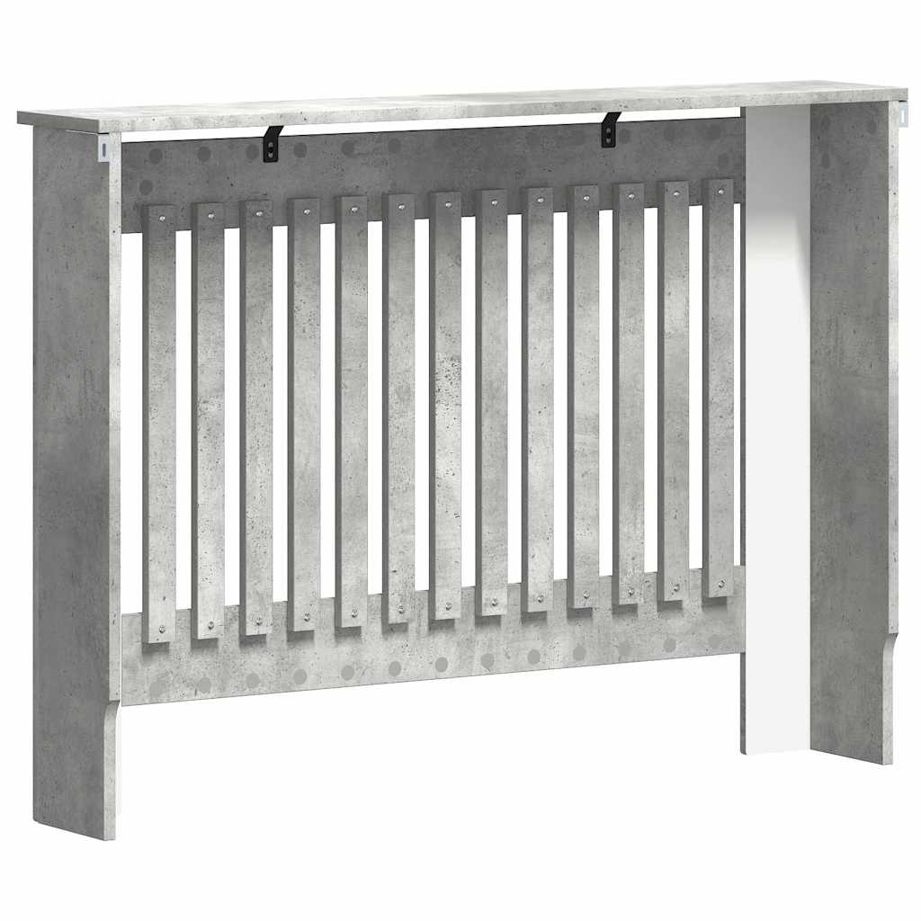 vidaXL Καπάκι Καλοριφέρ Σκυρόδεμα Γκρι 112 x 19 x 81,5 cm