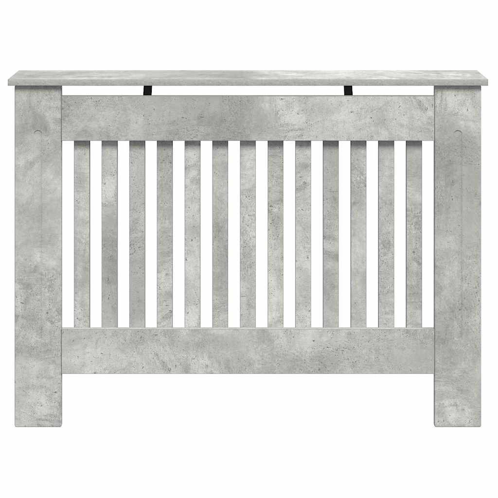 vidaXL Καπάκι Καλοριφέρ Σκυρόδεμα Γκρι 112 x 19 x 81,5 cm