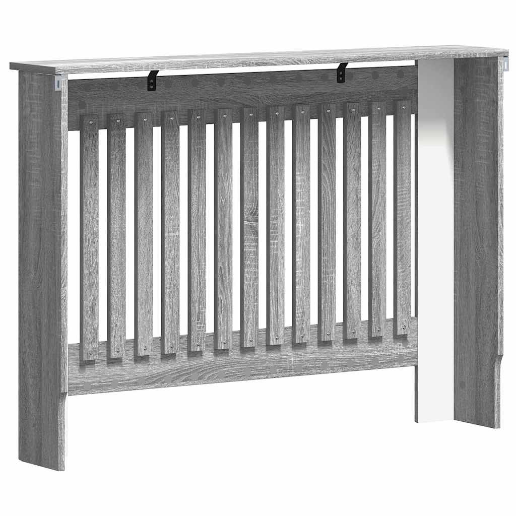 vidaXL Καπάκι Καλοριφέρ Γκρίζο Σονομα 112 x 19 x 81,5 cm
