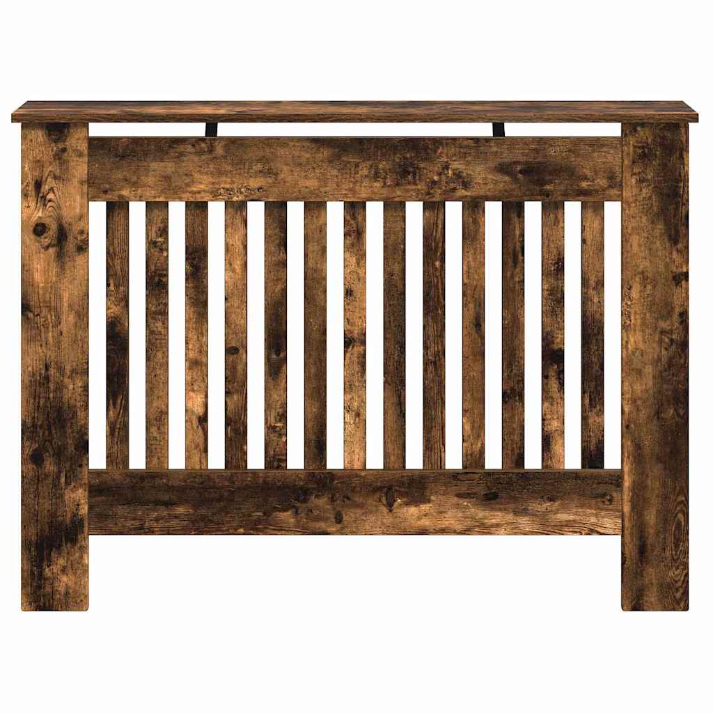 vidaXL Καπάκι Καλοριφέρ Καπνιστό Δρύς 112 x 19 x 81,5 cm