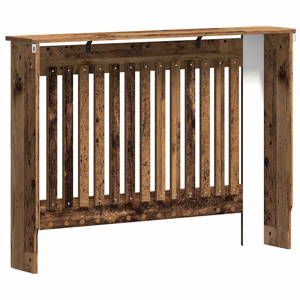vidaXL Καπάκι Καλοριφέρ Παλιό Ξύλο 112 x 19 x 81,5 cm