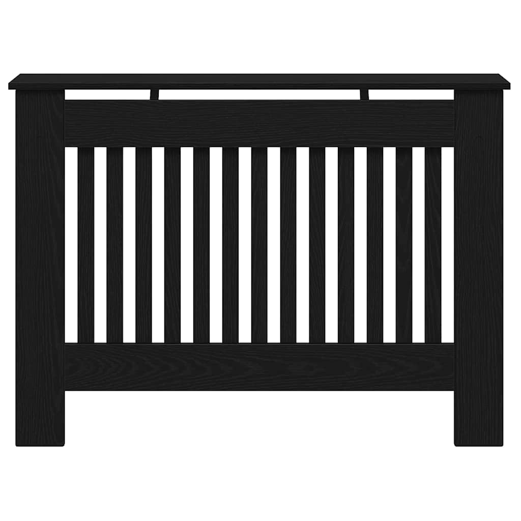 vidaXL Καπάκι Καλοριφέρ Μαύρη Οξυά 112 x 19 x 81,5 cm