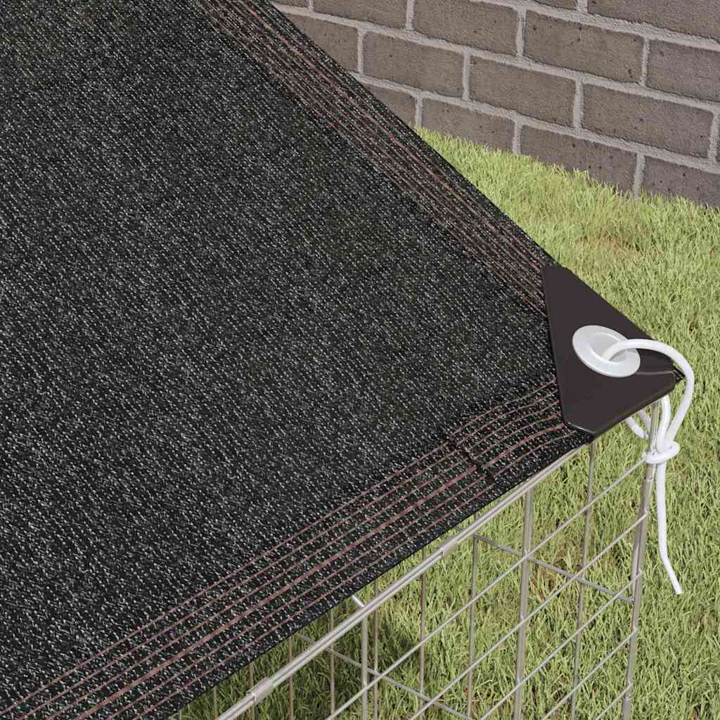 vidaXL Κλουβί Κουνελιού Ασημί 400 x 78 x 78 εκ. Επικαλυμμένος Χάλυβας