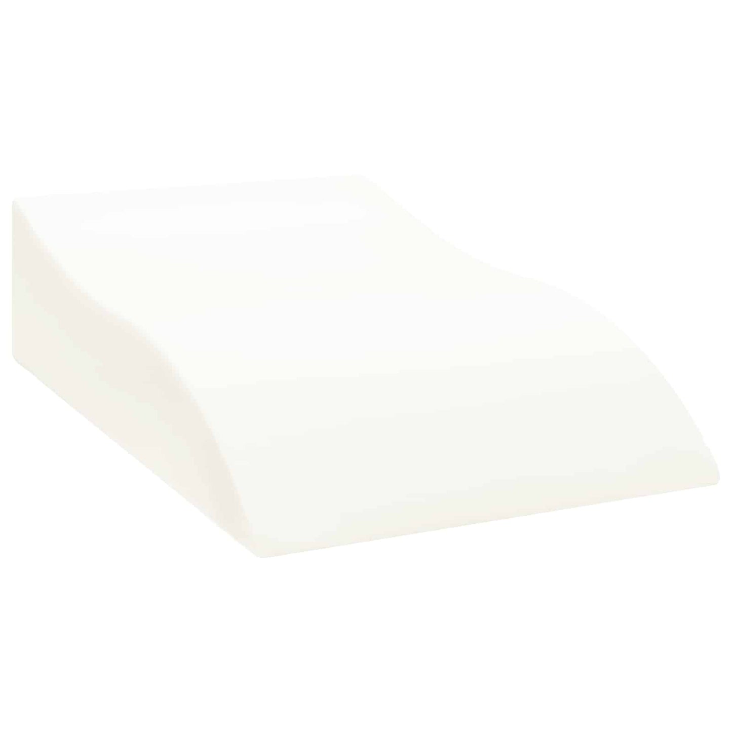 vidaXL Μαξιλάρι Ποδιών 68 x 40 x 18 εκ. PU Αφρός Λευκό