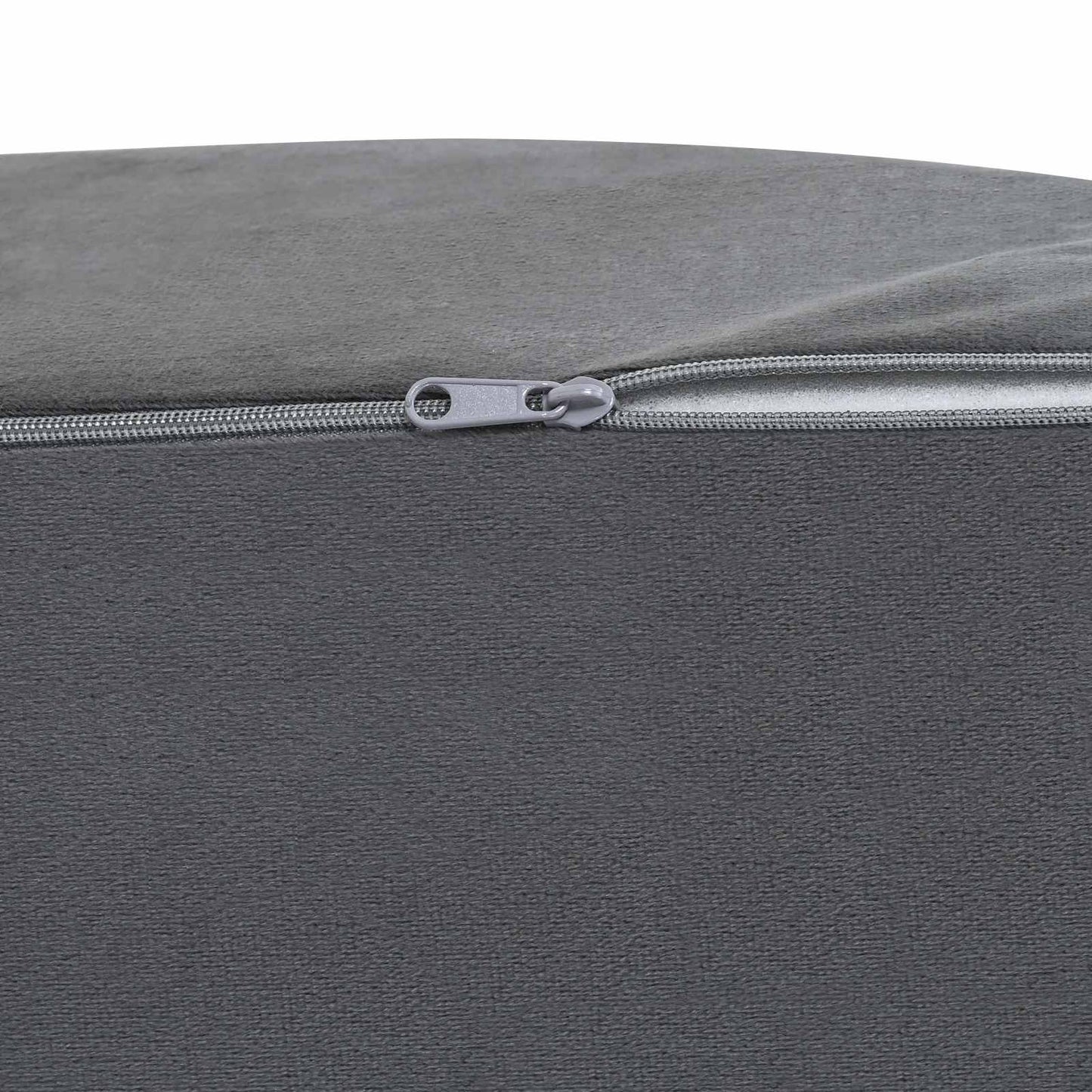 vidaXL Μαξιλάρι Ποδιών 68 x 40 x 18 εκ. PU Αφρός Γκρι