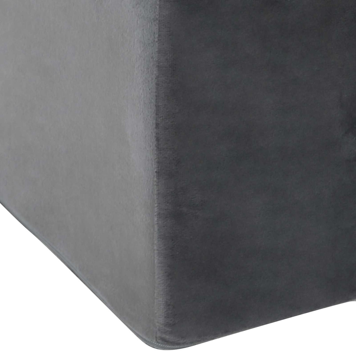 vidaXL Μαξιλάρι Ποδιών 68 x 40 x 18 εκ. PU Αφρός Γκρι