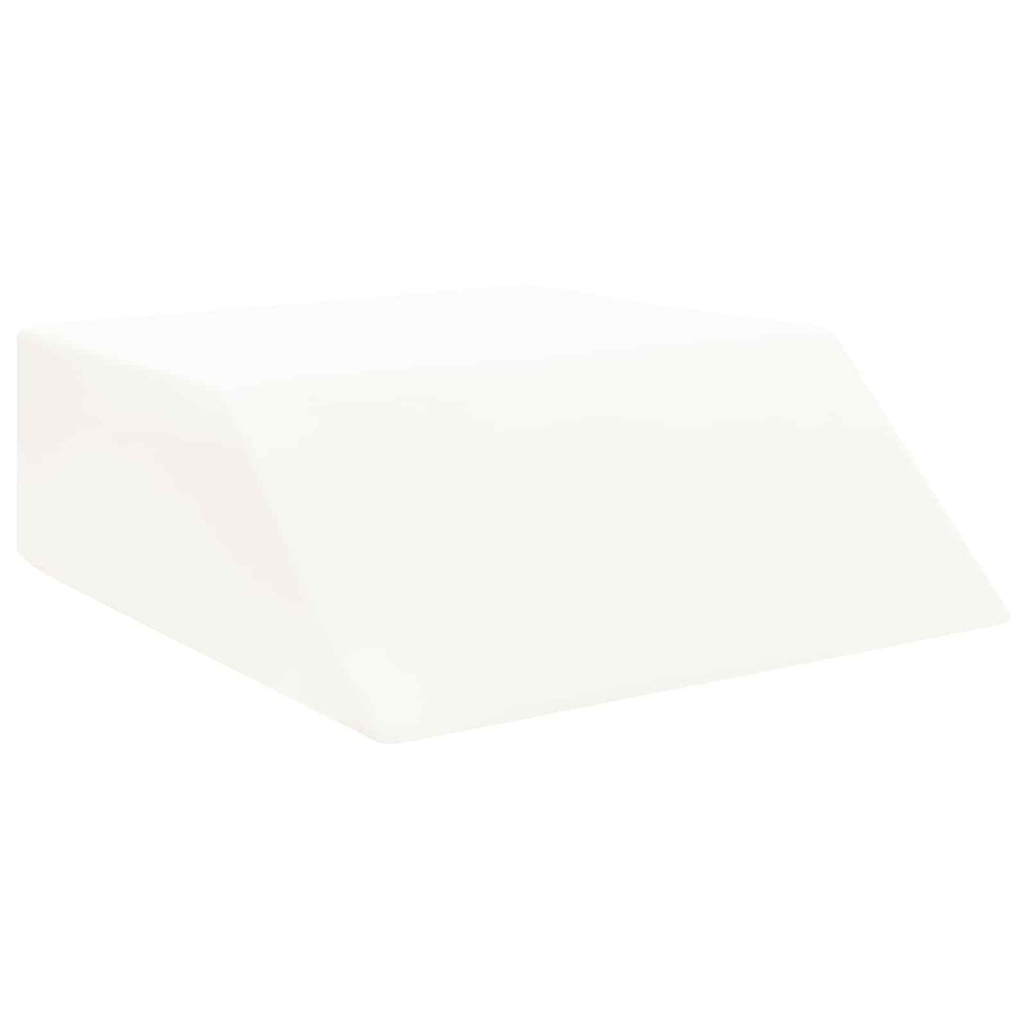 vidaXL Μαξιλάρι Ποδιών 63 x 52 x 19,5 εκ Σφιχτό PU Αφρός Λευκό