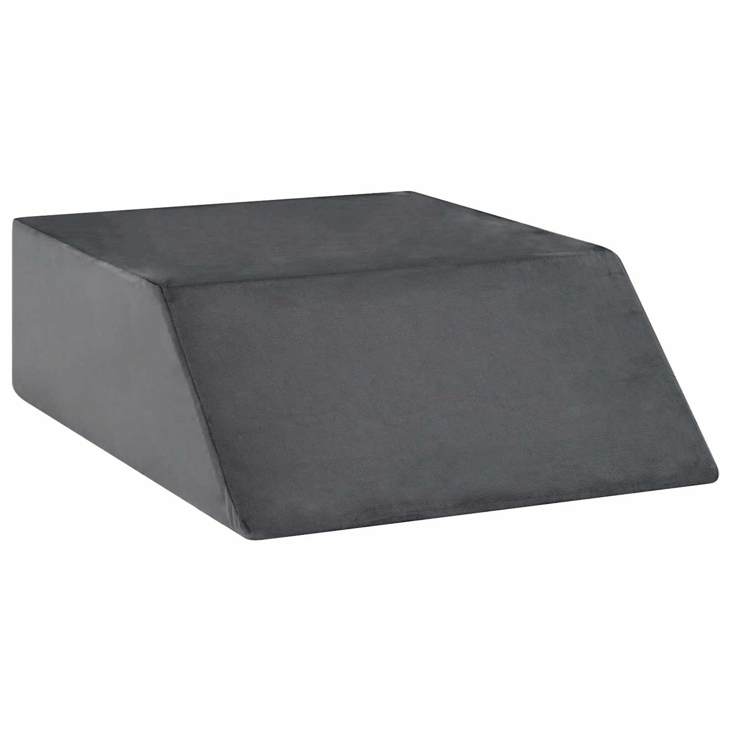 vidaXL Μαξιλάρι Ποδιών 63 x 52 x 19 εκ Σφιχτό PU Αφρός Γκρι